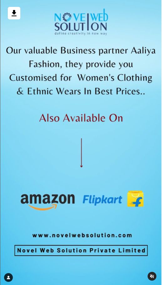 aaliya fashion with novel web solution