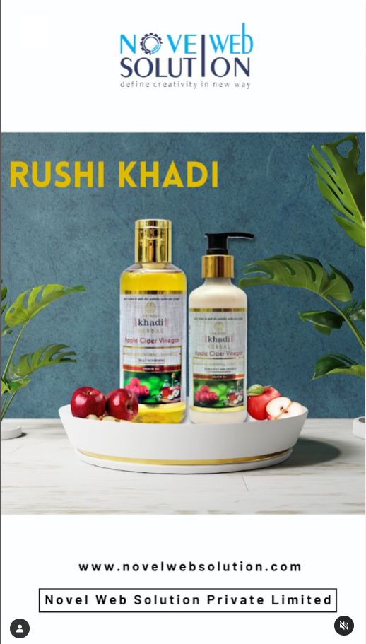 rushi khadi with Novel web solution
