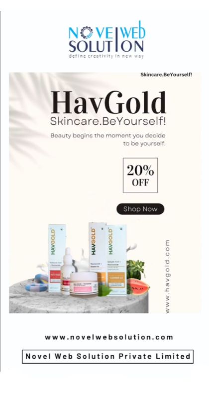 Gold Glow with Novel Web Solution