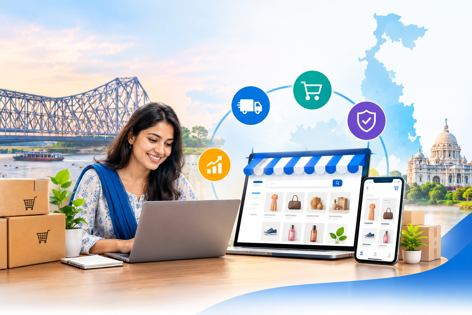 End-to-End Marketplace Support for Businesses in West Bengal